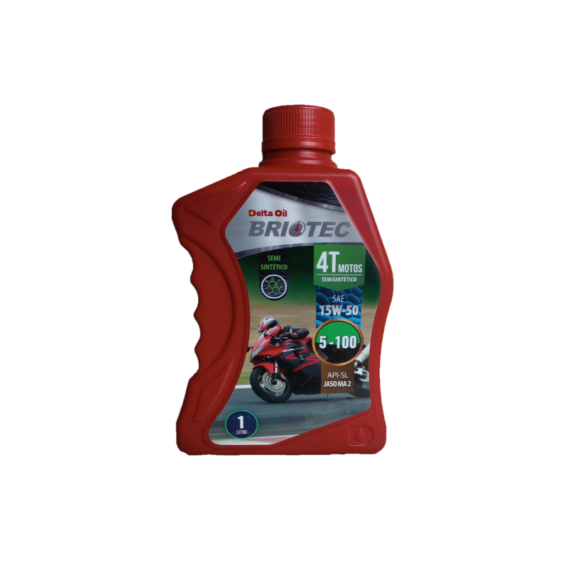 ACEITE DELTA OIL BRIOTEC 4T SAE 15W50 SEMISINTÉTICO - 1/4g