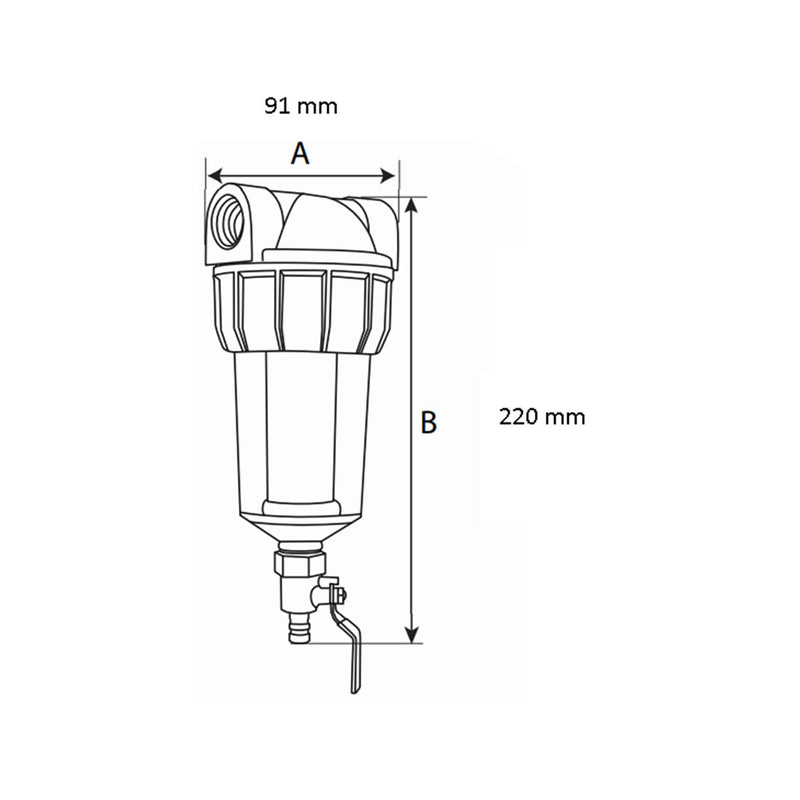 CARCASA CON FILTRO EN ACERO INOXIDABLE LAVABLE - PURIKOR