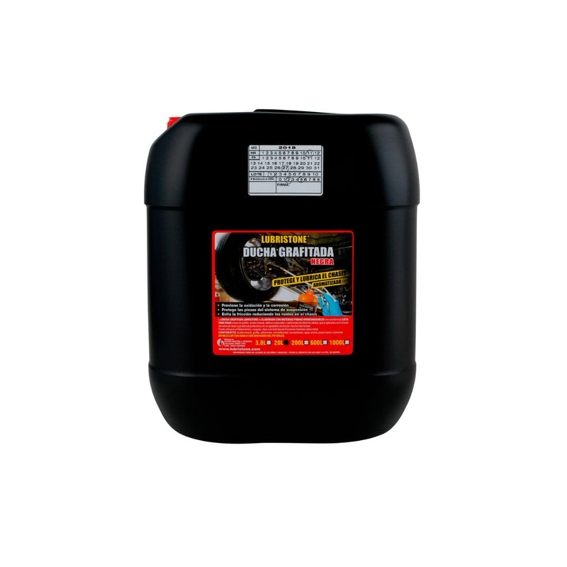 DUCHA GRAFITADA LUBRISTONE NEGRA 20 LITROS