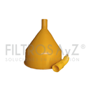 EMBUDO PLÁSTICO CON CUELLO FLEXIBLE - 5000 MILILITROS