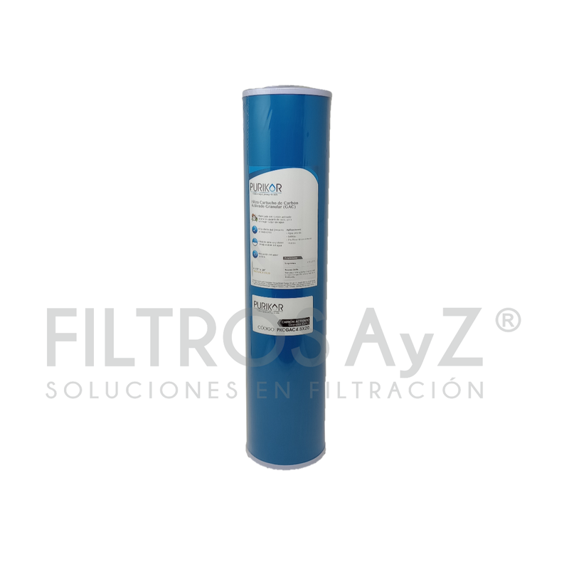 FILTRO CARTUCHO CARBON GRANULAR  4.5" X 20"