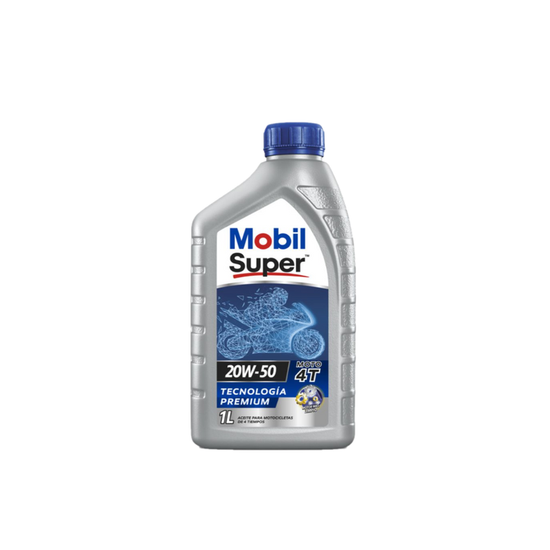 ACEITE MOBIL SUPER 4T 20W50- 1/4 g