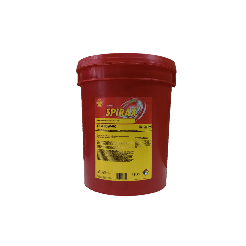 VALVULINA SHELL SPIRAX S2 A 80W90 - GARRAFA 5 GALONES