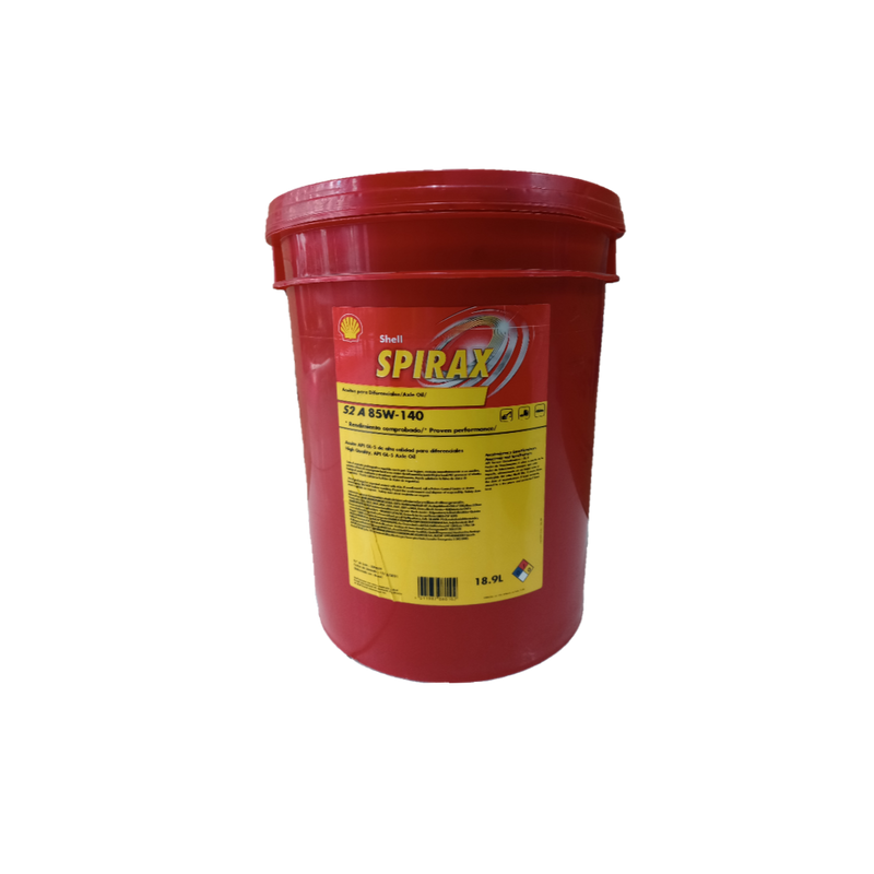VALVULINA SHELL SPIRAX S2 A 85W140 - GARRAFA 5 GALONES