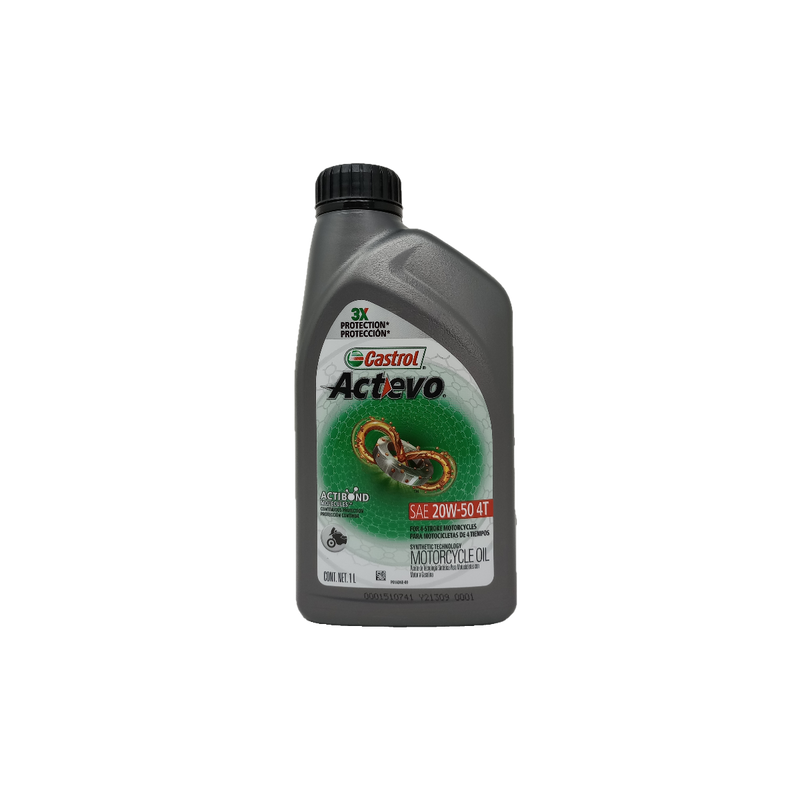 ACEITE CASTROL ACTEVO X-TRA 4T 20W50 - 1/4 g