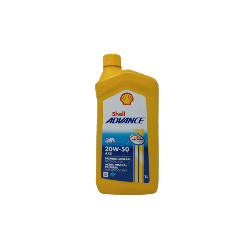 ACEITE SHELL ADVANCE AX5 20W50 - 1 L