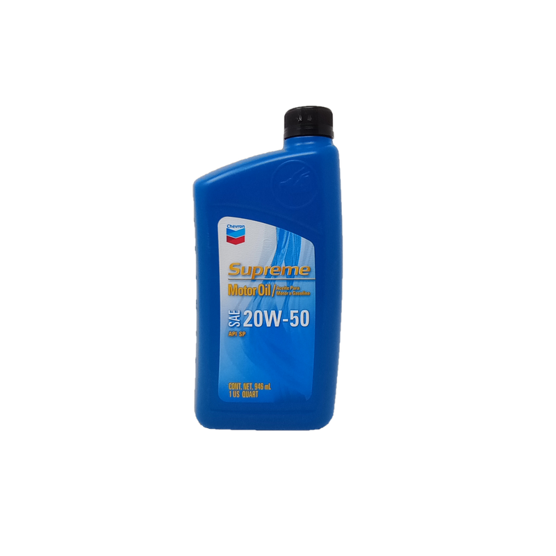 ACEITE CHEVRON SUPREME 20W50 - 1/4g