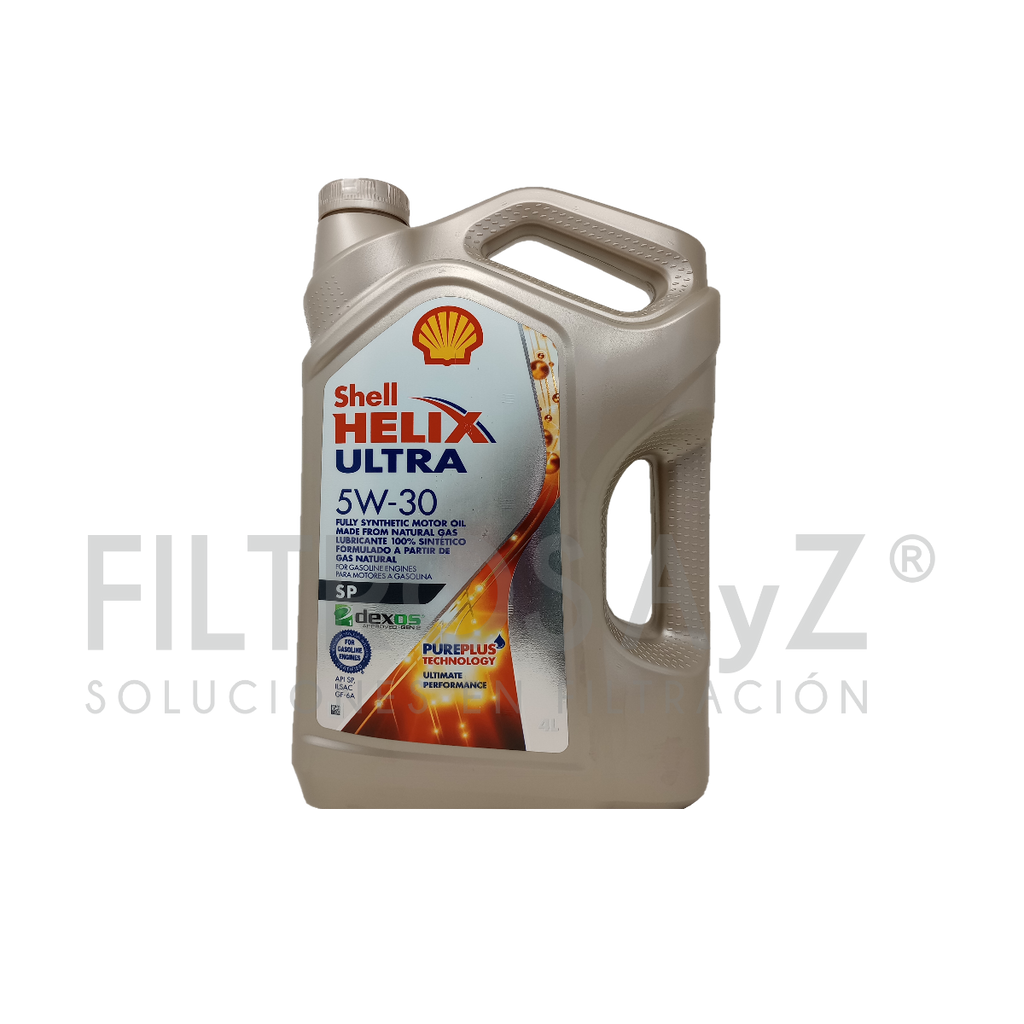 Aceite 5w30 Full Sintético Shell Helix Ultra Pro Ag 4lts - Pide
