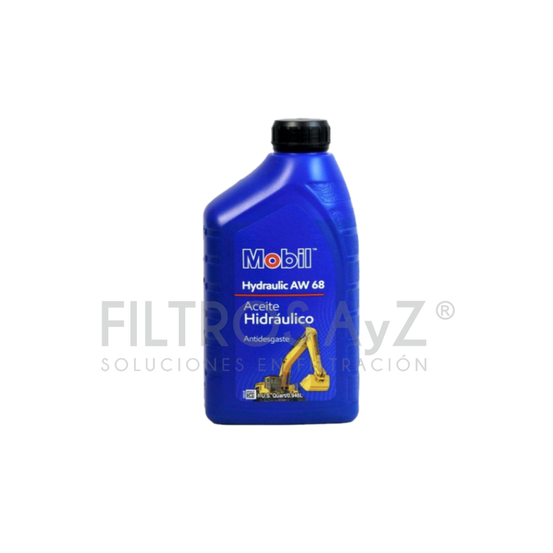 ACEITE MOBIL HYDRAULIC AW 68 - 1/4g