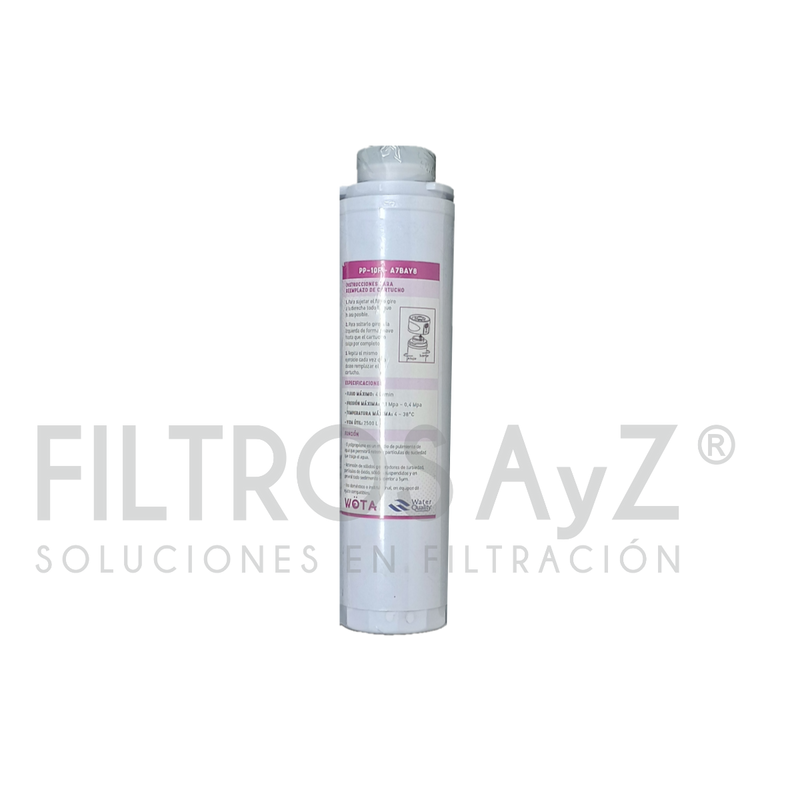 FILTRO CONEXIÓN RÁPIDA POLIPROPILENO WÖTA 10"