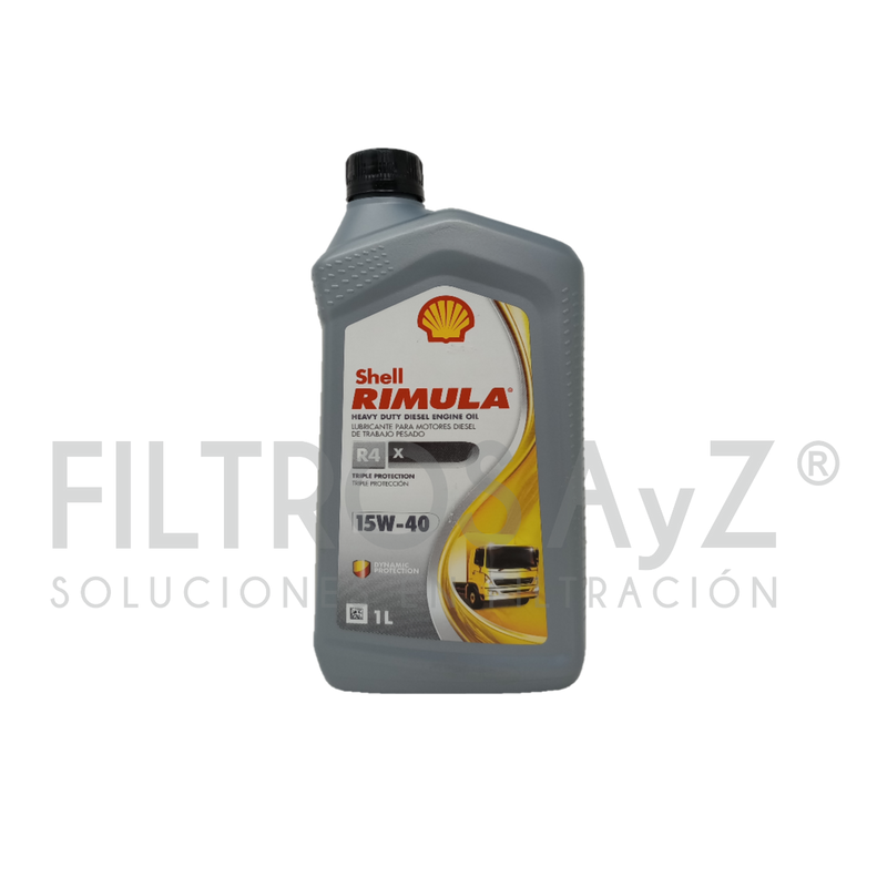 ACEITE SHELL RIMULA R4X 15W40 - 1 L